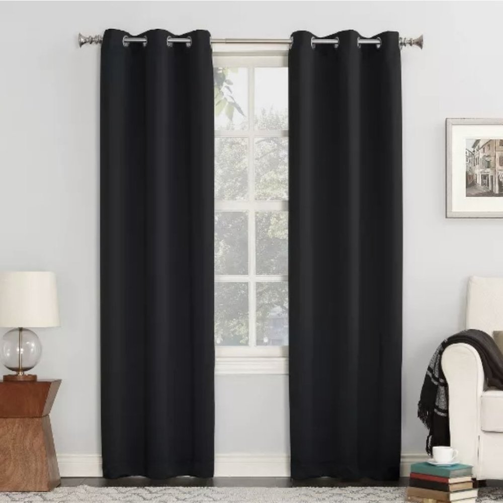 Sun Zero Blackout Curtain Panels  068-04-0223